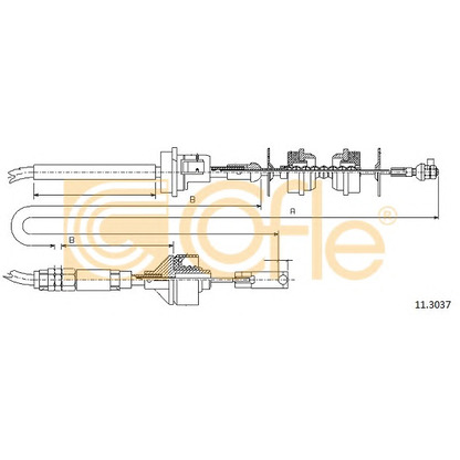 Photo Clutch Cable COFLE 113037