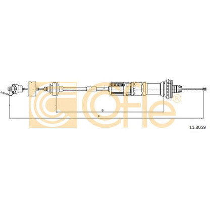 Photo Clutch Cable COFLE 113059