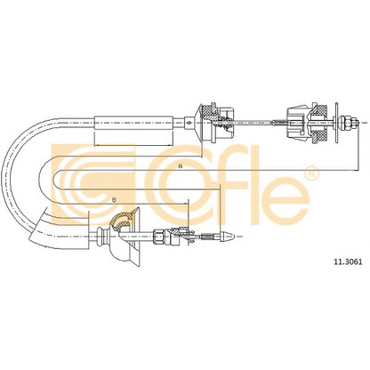 Photo Clutch Cable COFLE 113061