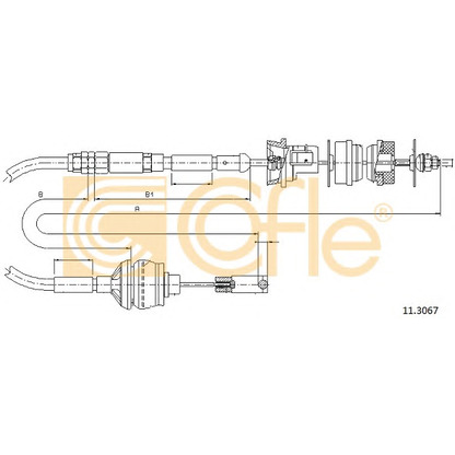 Photo Clutch Cable COFLE 113067
