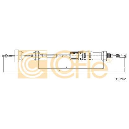 Photo Clutch Cable COFLE 113922