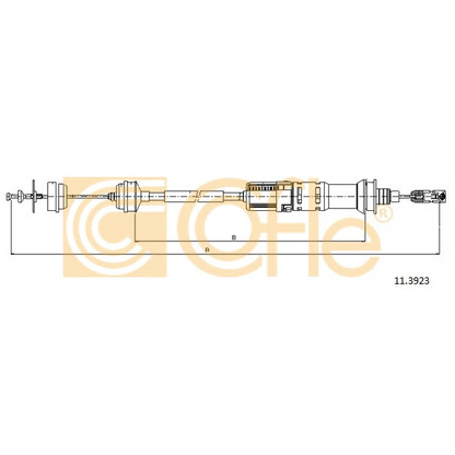 Photo Clutch Cable COFLE 113923