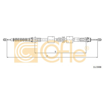 Photo Cable, parking brake COFLE 115508