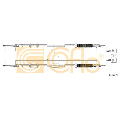 Foto Cable de accionamiento, freno de estacionamiento COFLE 115770
