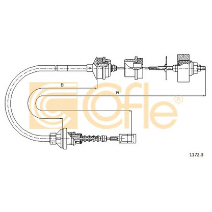 Photo Clutch Cable COFLE 11723