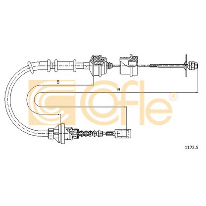 Photo Clutch Cable COFLE 11725