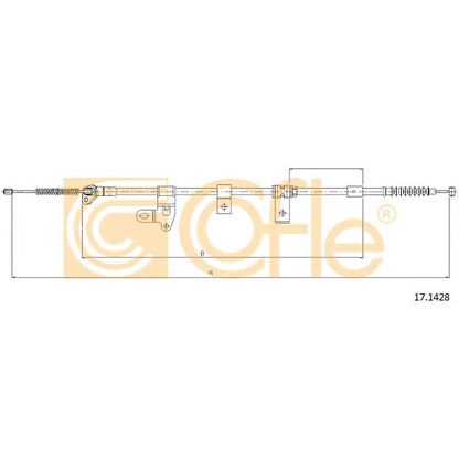 Foto Cable de accionamiento, freno de estacionamiento COFLE 171428