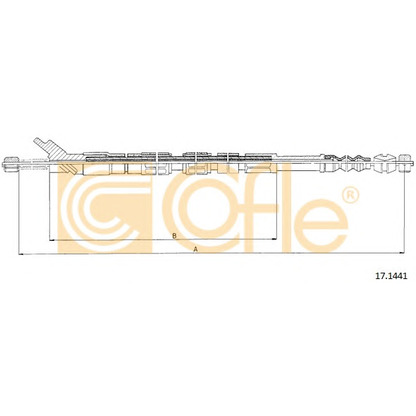 Photo Tirette à câble, frein de stationnement COFLE 171441