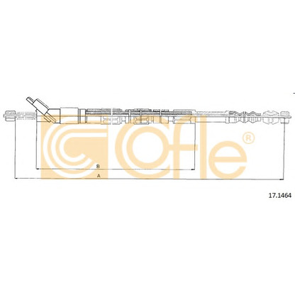 Photo Cable, parking brake COFLE 171464