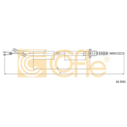 Photo Clutch Cable COFLE 183501