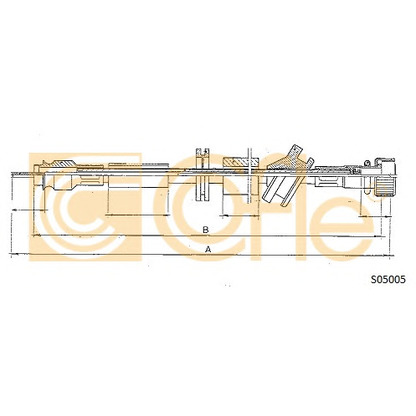 Photo Câble flexible de commande de compteur COFLE S05005