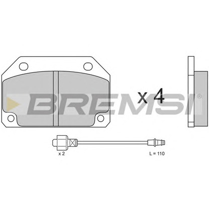 Foto Disco de freno BREMSI BP2154