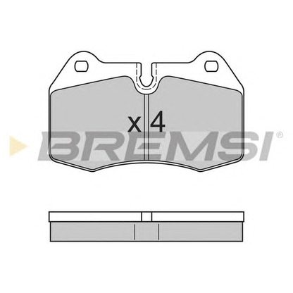 Foto Juego de pastillas de freno BREMSI BP2660