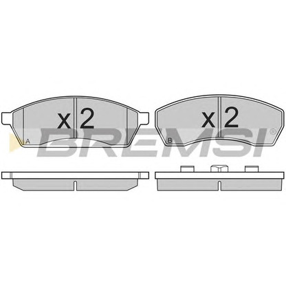 Foto Juego de pastillas de freno BREMSI BP2764