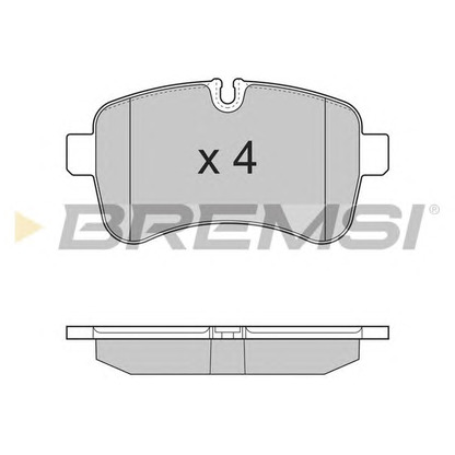 Foto Juego de pastillas de freno BREMSI BP3315