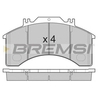 Foto Kit pastiglie freno, Freno a disco BREMSI BP7251