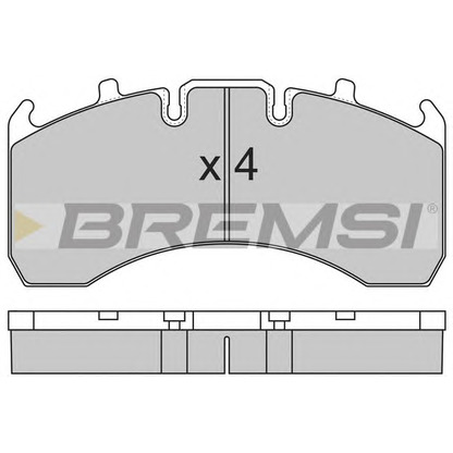 Foto Juego de pastillas de freno BREMSI BP7323