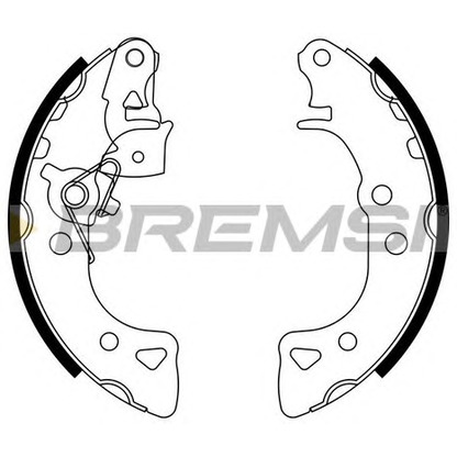 Photo Brake Shoe Set BREMSI GF01031