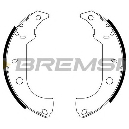 Photo Brake Shoe Set BREMSI GF0170