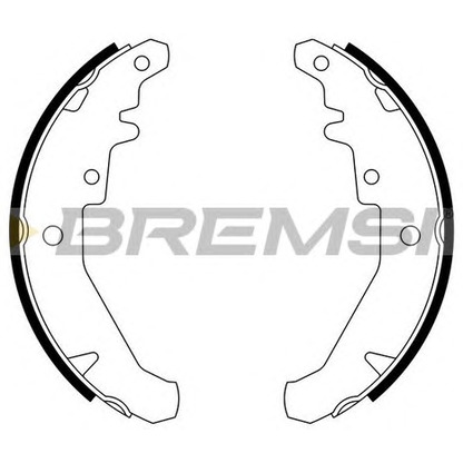 Photo Brake Shoe Set BREMSI GF0182