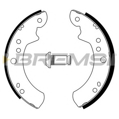 Photo Brake Shoe Set BREMSI GF0220