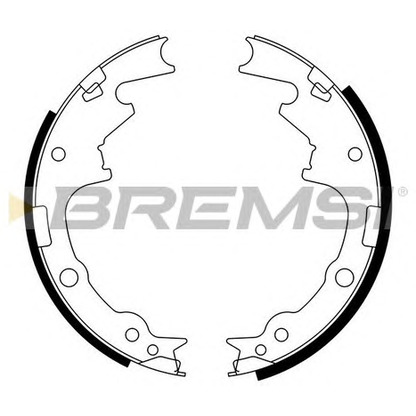 Photo Brake Shoe Set BREMSI GF0420