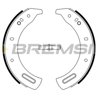 Photo Brake Shoe Set BREMSI GF0432