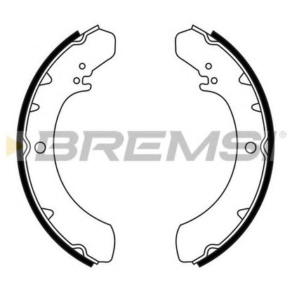 Photo Brake Shoe Set BREMSI GF0678