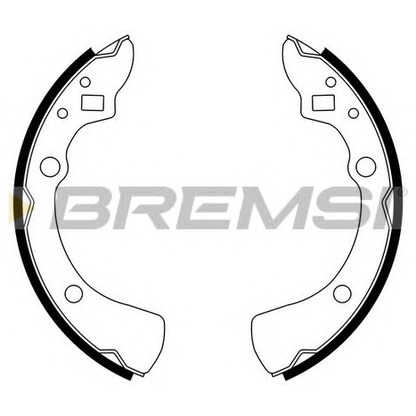 Photo Brake Shoe Set BREMSI GF0772