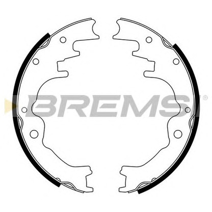 Photo Brake Shoe Set BREMSI GF0784