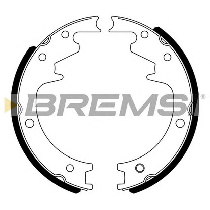 Photo Brake Shoe Set BREMSI GF0835