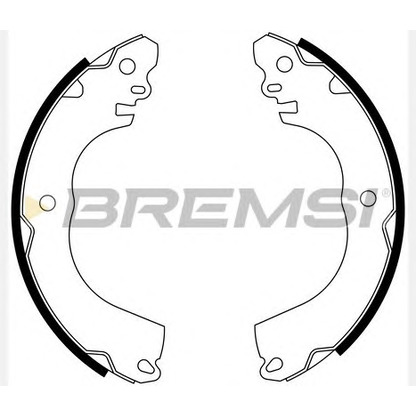 Photo Brake Shoe Set BREMSI GF0844