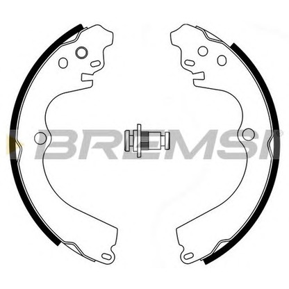 Photo Brake Shoe Set BREMSI GF0884