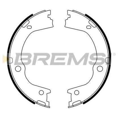 Photo Brake Shoe Set BREMSI GF0898