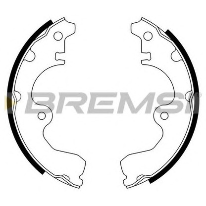 Photo Brake Shoe Set BREMSI GF0936