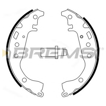 Photo Brake Shoe Set BREMSI GF0951