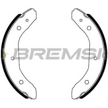 Photo Brake Shoe Set BREMSI GF0988