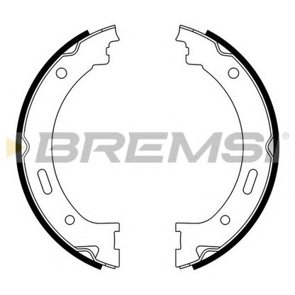 Photo Brake Shoe Set BREMSI GF4843