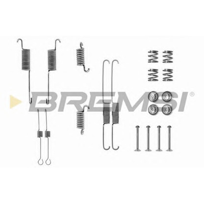 Photo Accessory Kit, brake shoes BREMSI SK0615