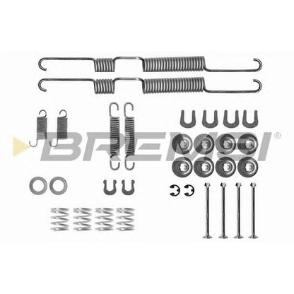 Photo Kit d'accessoires, mâchoire de frein BREMSI SK0698