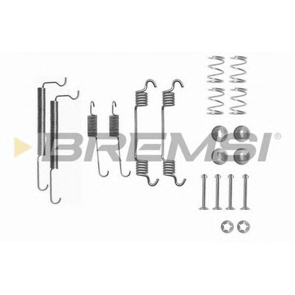 Фото Комплектующие, тормозная колодка BREMSI SK0709