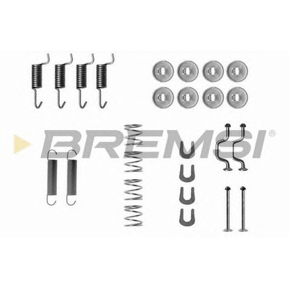 Photo Accessory Kit, brake shoes BREMSI SK0810