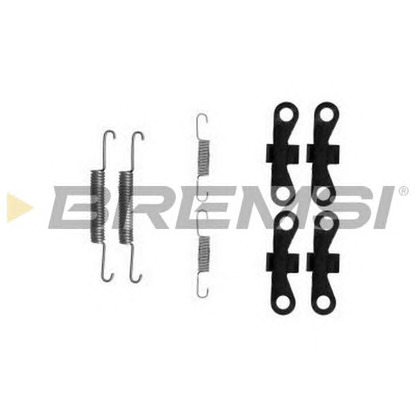 Photo Accessory Kit, brake shoes BREMSI SK0869