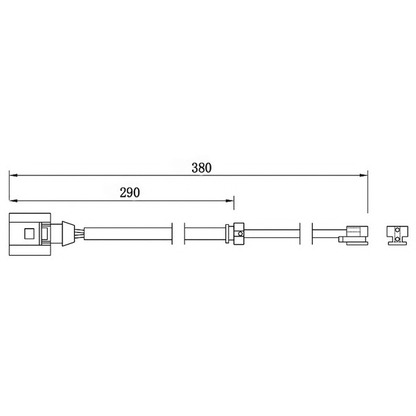 Foto Sensor, desgaste zapata BREMSI WI0747