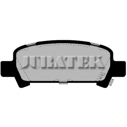 Фото Комплект тормозных колодок, дисковый тормоз JURATEK JCP1333