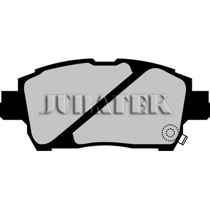 Фото Комплект тормозных колодок, дисковый тормоз JURATEK JCP1392