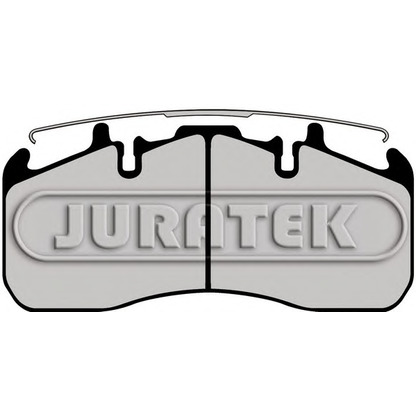 Zdjęcie Zestaw klocków hamulcowych, hamulce tarczowe JURATEK JCP013