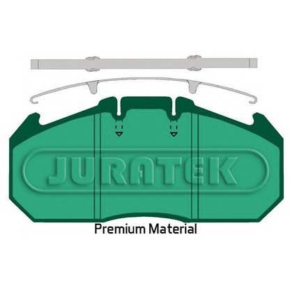 Фото Комплект тормозных колодок, дисковый тормоз JURATEK JCP2404
