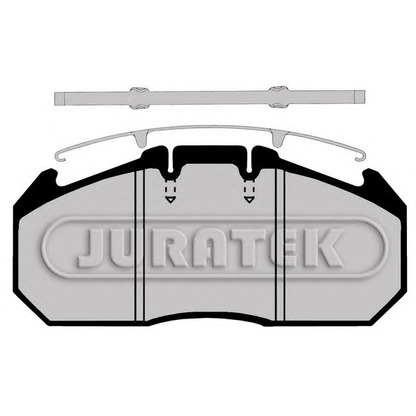 Фото Комплект тормозных колодок, дисковый тормоз JURATEK JCP1404