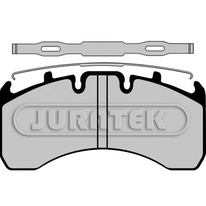 Photo Brake Pad Set, disc brake JURATEK JCP1624